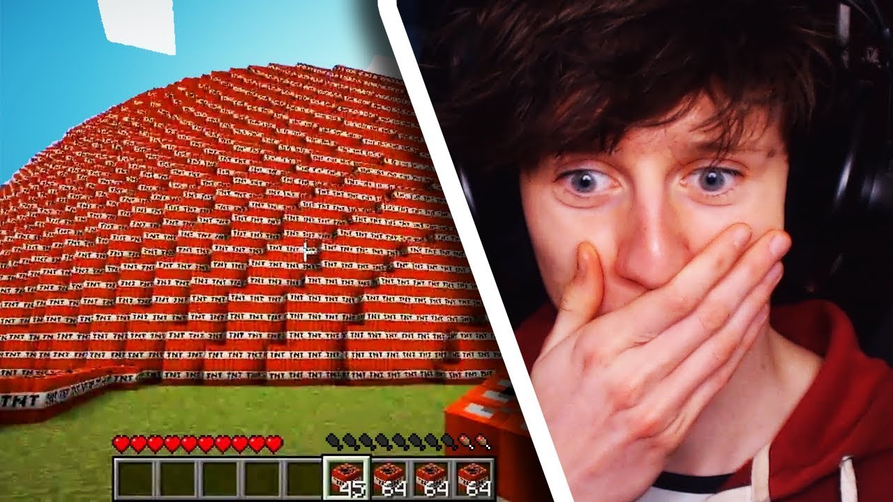 I accidentally blew up her Skyblock island...