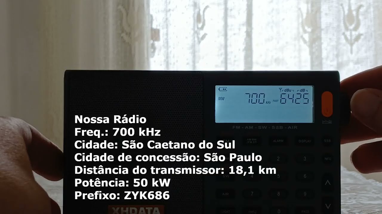 Rádios AM ( Ondas Médias ) captadas na cidade de São Paulo em novembro de 2025