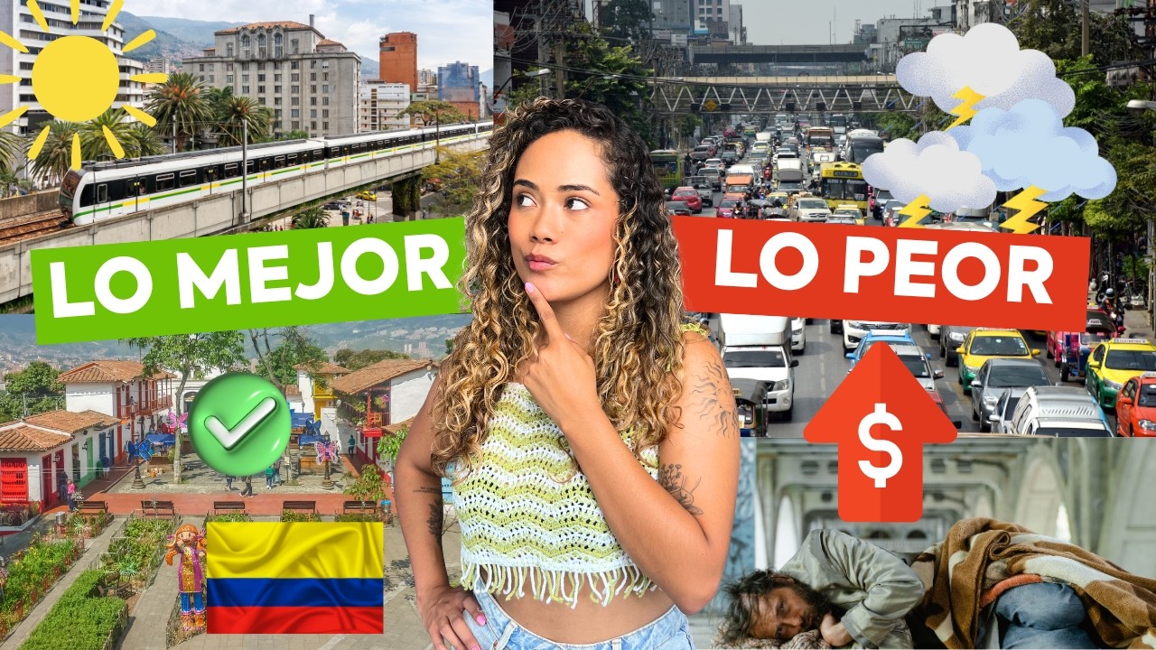🇨🇴 VIVIR EN MEDELLÍN: Lo MEJOR y lo PEOR que nadie te cuenta 😳