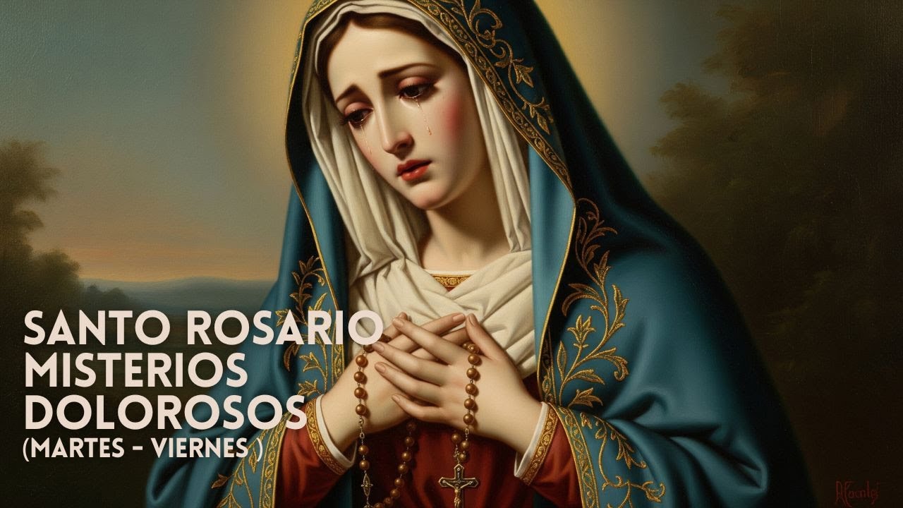 🌹 Santo Rosario – Misterios Dolorosos 🙏 | Acompañemos a Jesús en su Pasión | Vida más Fe