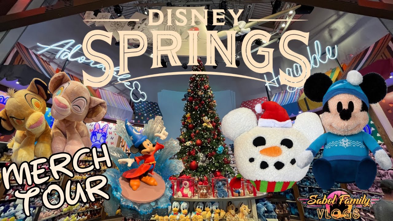 DISNEY SPRINGS NEW MERCHANDISE TOUR | December 2024 ~ Walt Disney World Shopping! World of Disney!
