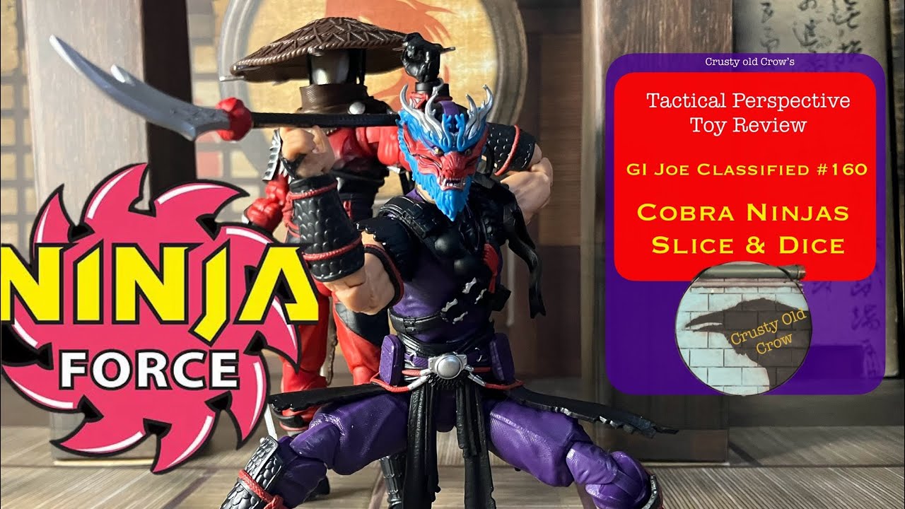 GI Joe Classified #160- Cobra Ninjas Slice & Dice. The Tactical Perspective Toy Review.