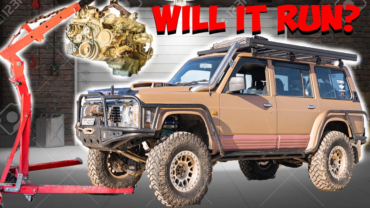 I engine swapped my 4wd! TD42 GQ Patrol