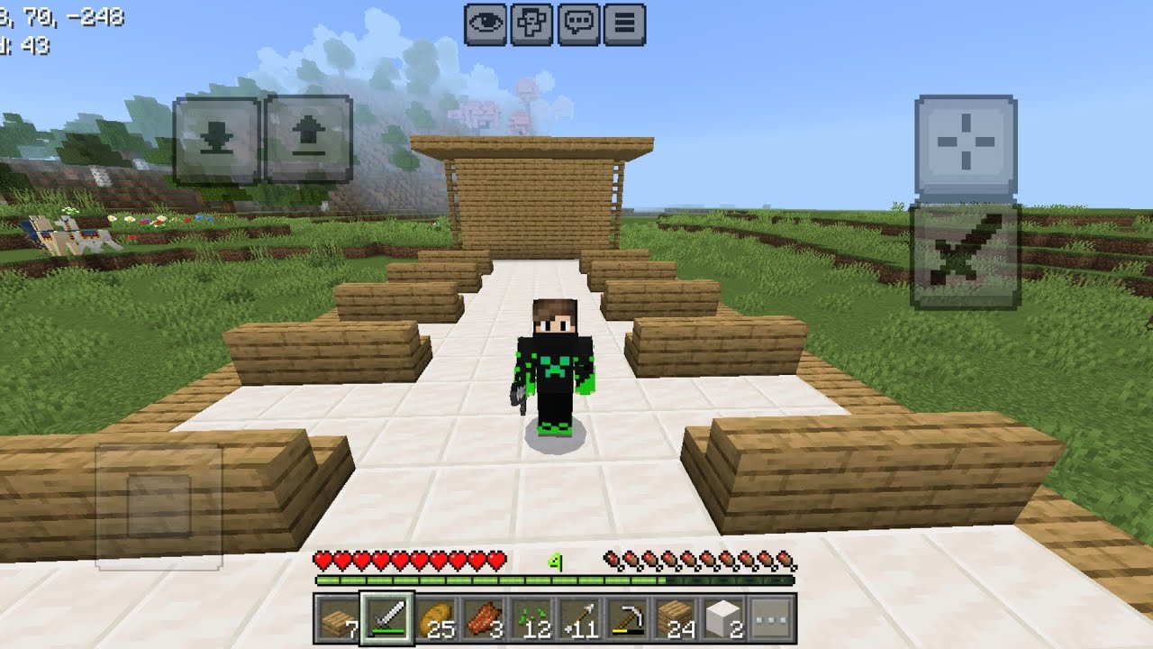Build a town hall in Minecraft 