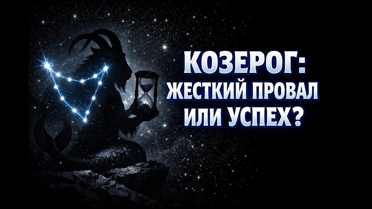 КОЗЕРОГ: ТЫ ТОЧНО КОНТРОЛИРУЕШЬ ТО, ЧТО СТРОИШЬ? Гороскоп
