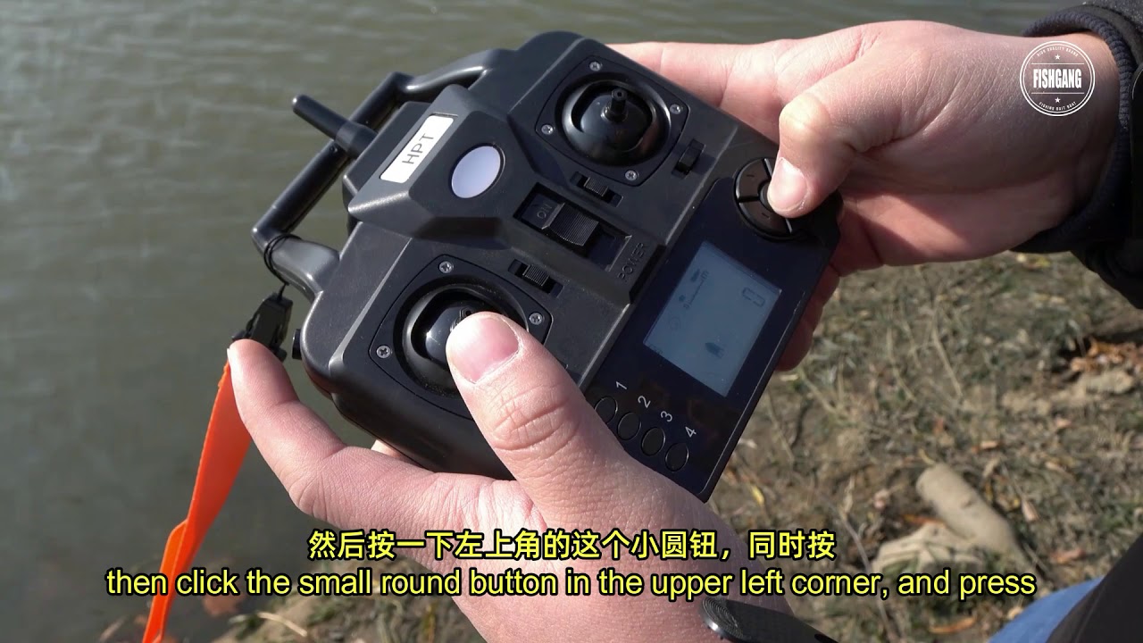 how to use GPS fishing bait boat