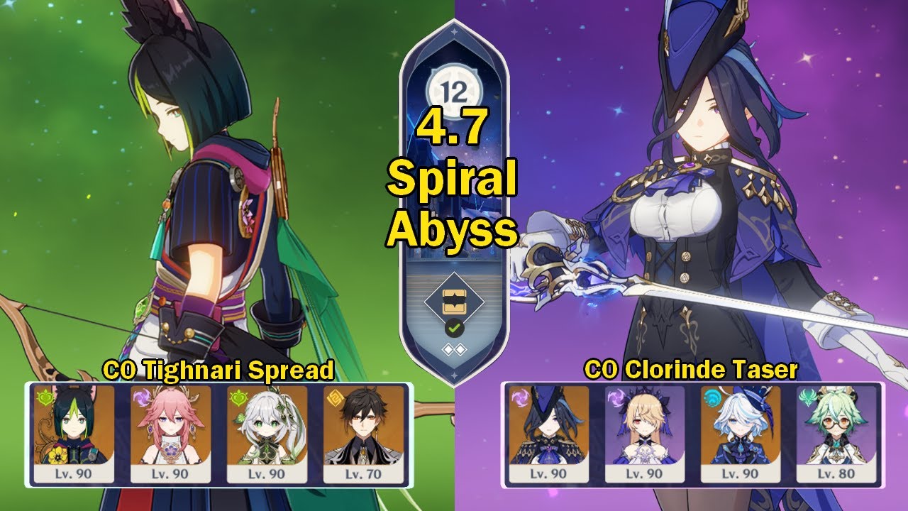 TIGHNARI NIPS MAGUU KENKI IN THE BUD | 4.7 Spiral Abyss Floor 12