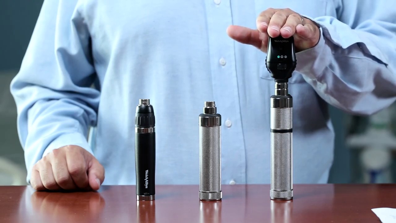 How to Turn on the Power Handle for a Welch Allyn Instrument