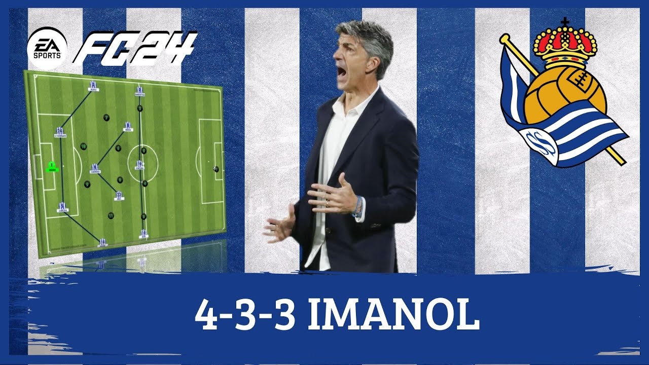 Иманол Альгуасил 4-3-3 Реал Сосьедад EA FC 24 |Тактика|