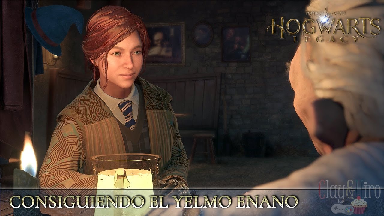 Consiguiendo el yelmo enano para Lodgok - Hogwarts Legacy en español