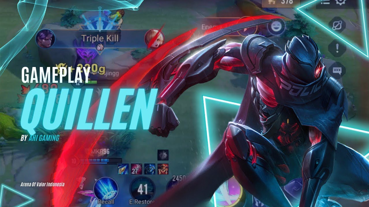 PURE ASSASSIN | QUILLEN GAMEPLAY #11 | AOV | ROV | LIENQUANMOBILE #aov #rov #lienquanmobile