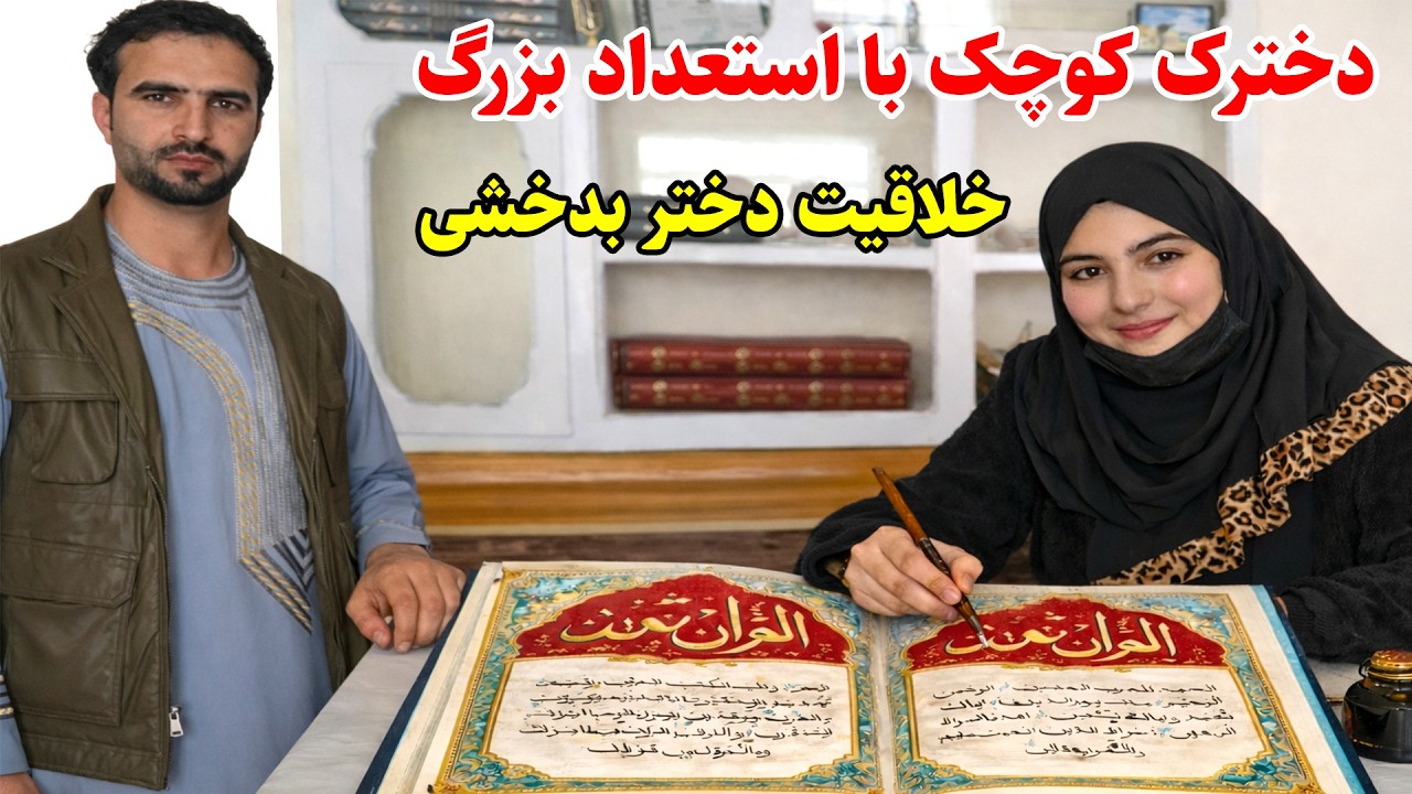 سی پاره قرآن کریم را دست نویس کرده, گزر دیگریزی فیض آباد, قصه های بدخشانی,  Badakhshan Afghanistan