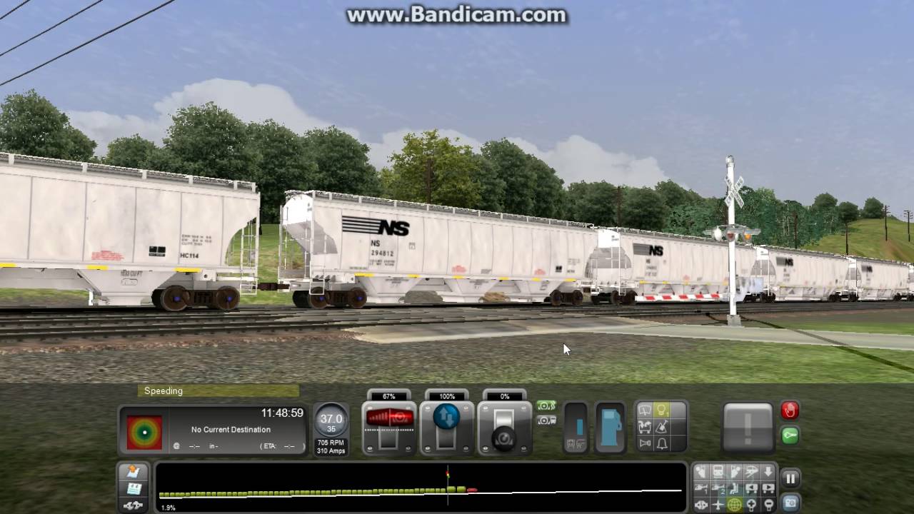 TS2016: CN SD60F leads NS Grain Train on Horseshoe Curve