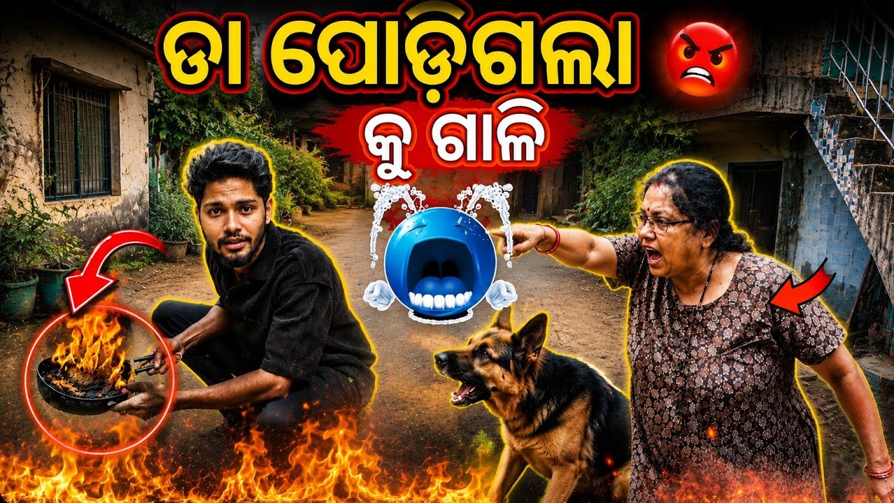 ଚା ପୋଡିଗଲା 😩 ମାମା କି ଗାଳି 😨 #042                                       #viralvideo #youtubevideo 