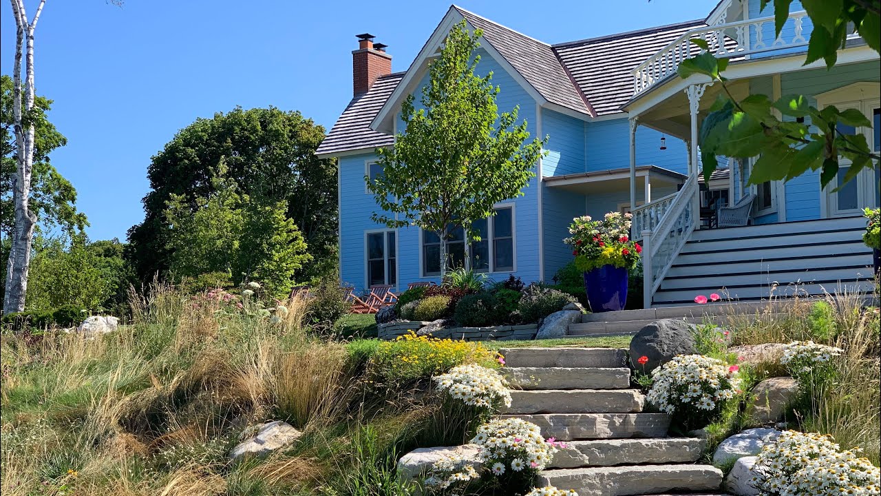 Caskey Cottage and Lilac Cottage~ Summer Garden Tours on Mackinac Island