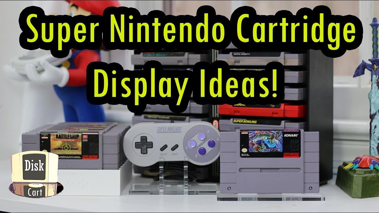 Super Nintendo Game Collection Display Ideas