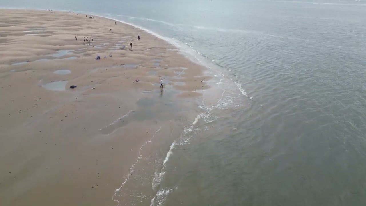 Perch Rock fishing mark 4k Drone