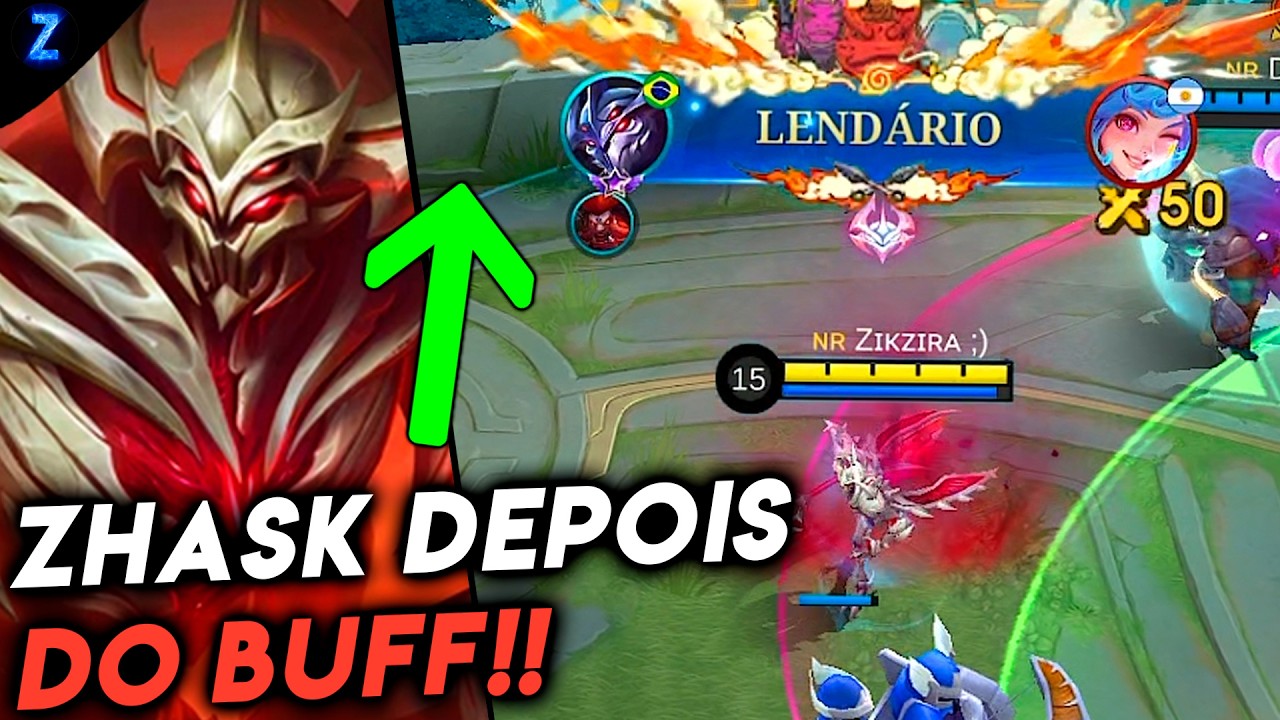 ZHASK RECEBEU MAIS UM BUFF, AGORA FICOU ROUBADO!! - ZHASK GAMEPLAY | Mobile Legends
