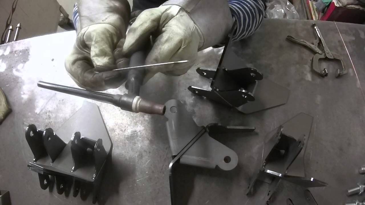 Frame bracket welding