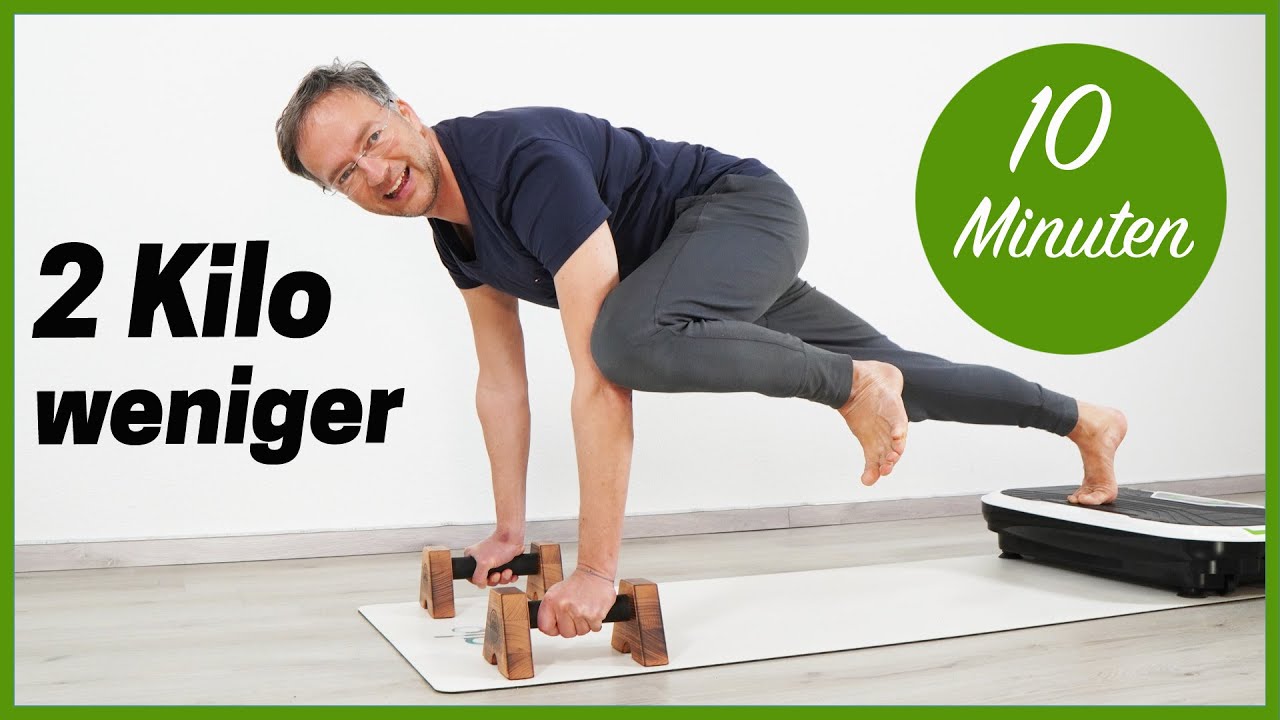 10 Min. Vibrationspatte  ABNEHMEN - funktioniert super! (Vibrationsplatte Donnerberg)