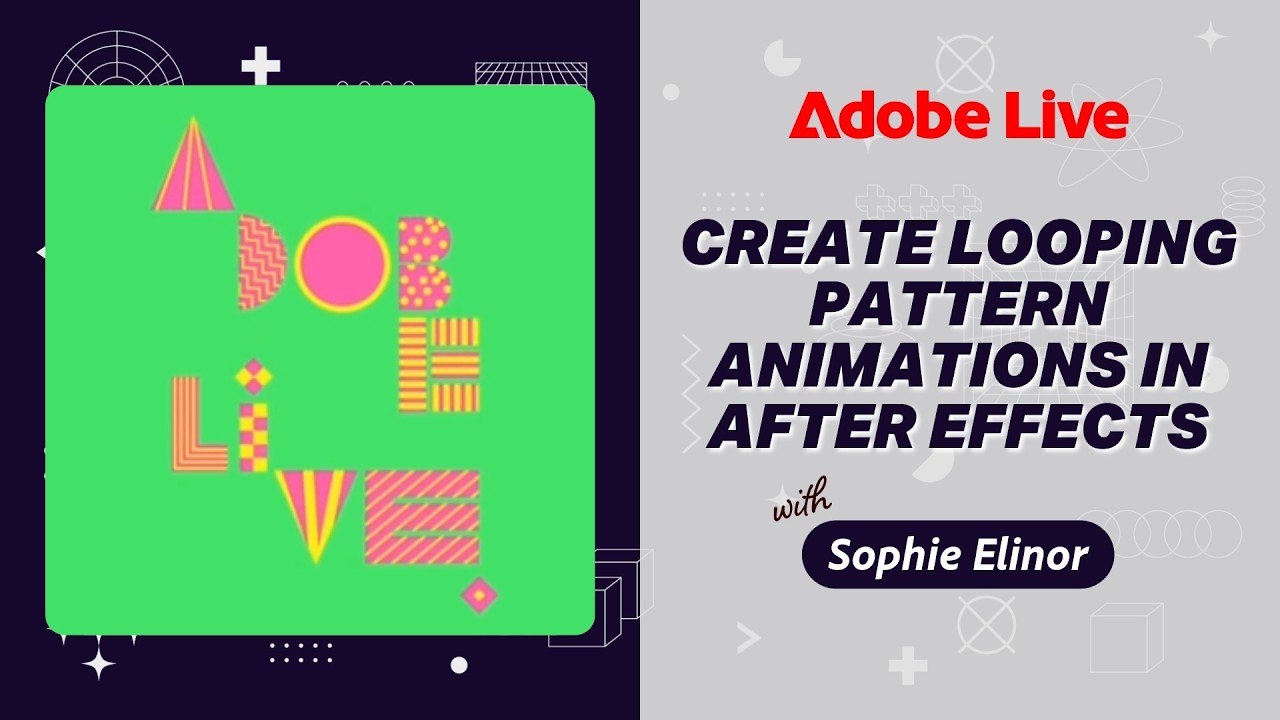 How to Create Looping Pattern Animations in After Effects with Sophie Elinor