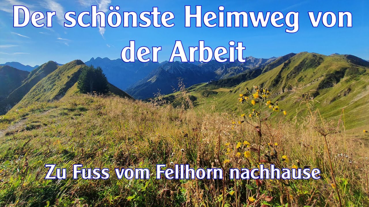 🤗 Gratwanderung vom Fellhorn in Richtung Söllereck zum Freibergsee.