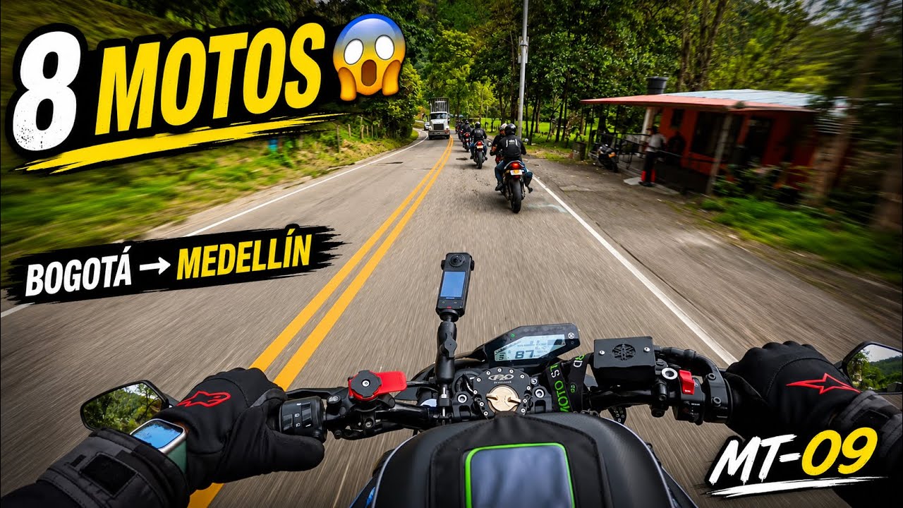 VIAJAMOS 8 AMIGOS en MOTOS TODAS DEPORTIVAS… ¡UNA LOCURA TOTAL! 🏍️🔥