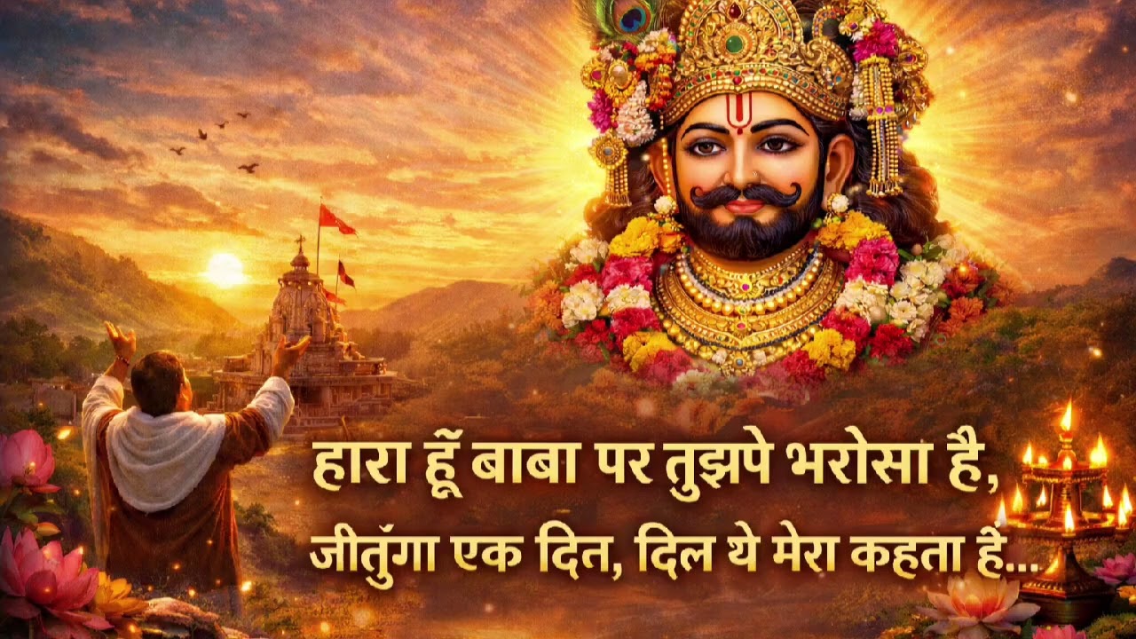 हारा हूँ बाबा पर तुझपे भरोसा है | Khatu Shyam Ji Bhajan | Latest Shyam Bhajan | Shyam Bhakti Song📝 