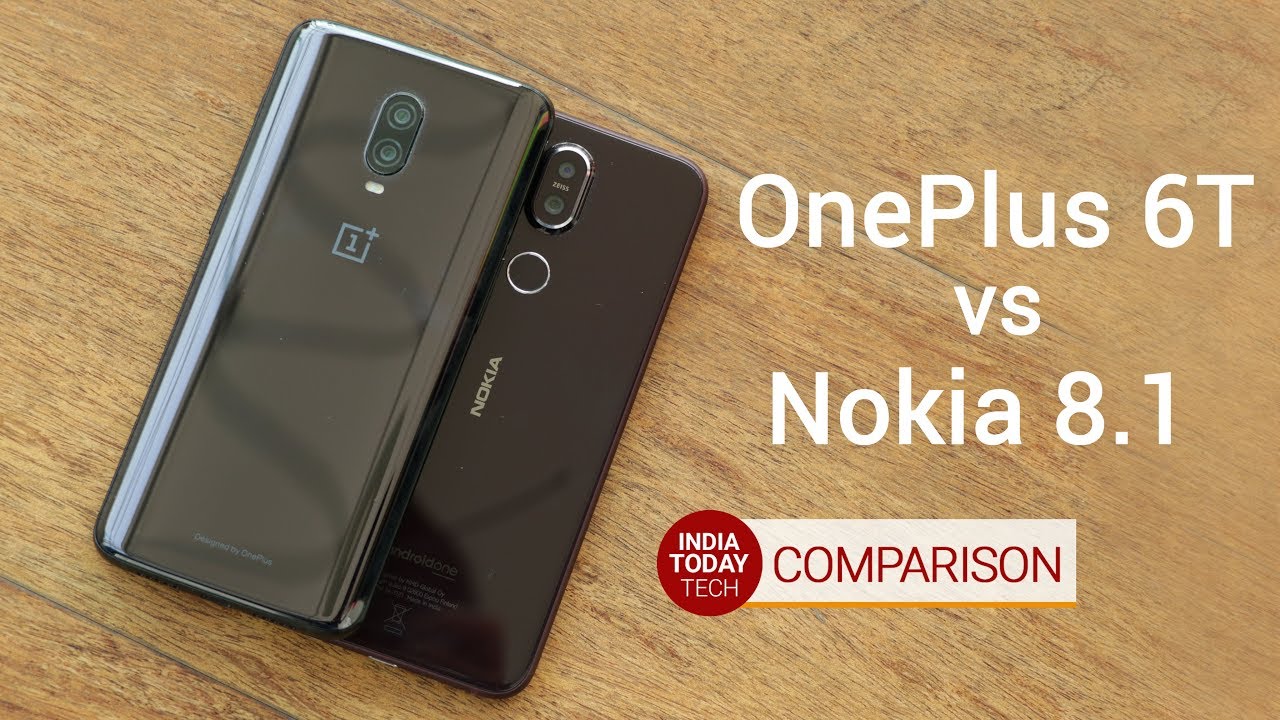 OnePlus 6T vs Nokia 8.1