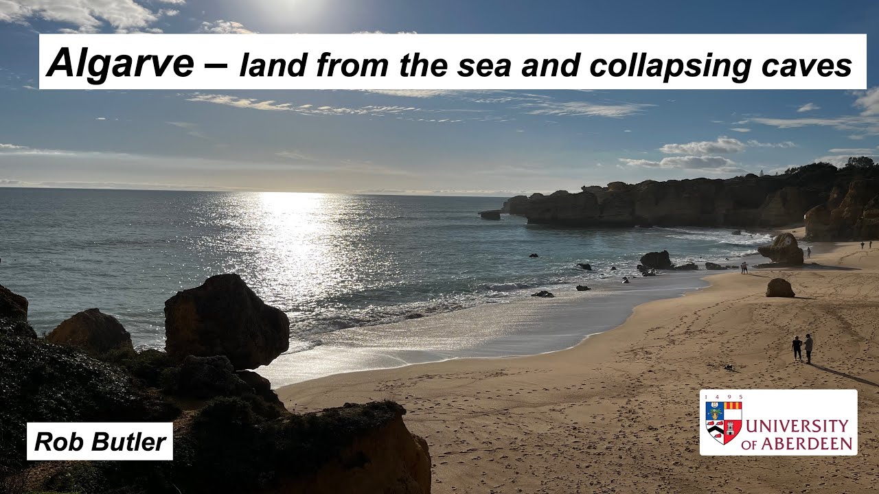 Algarve - land from the sea and collapsing caves