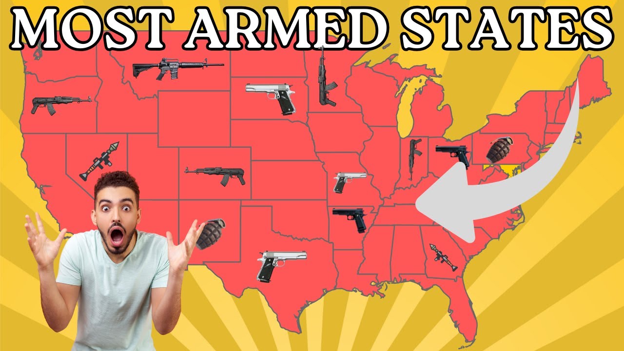 US States Where Guns Outnumber People