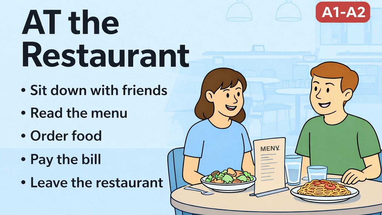 Speak English Every Day 🗣️ | Eating Out with Friends