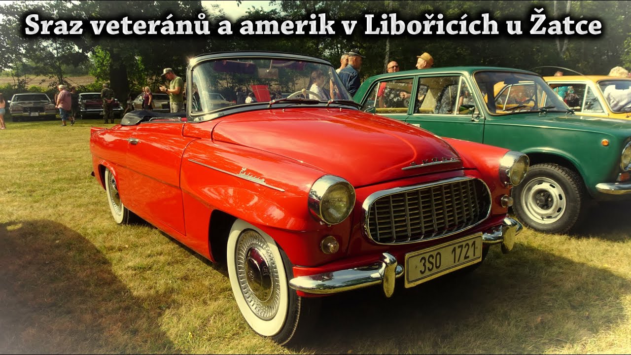 Sraz veteránů a amerik v Libořicích u Žatce 2024