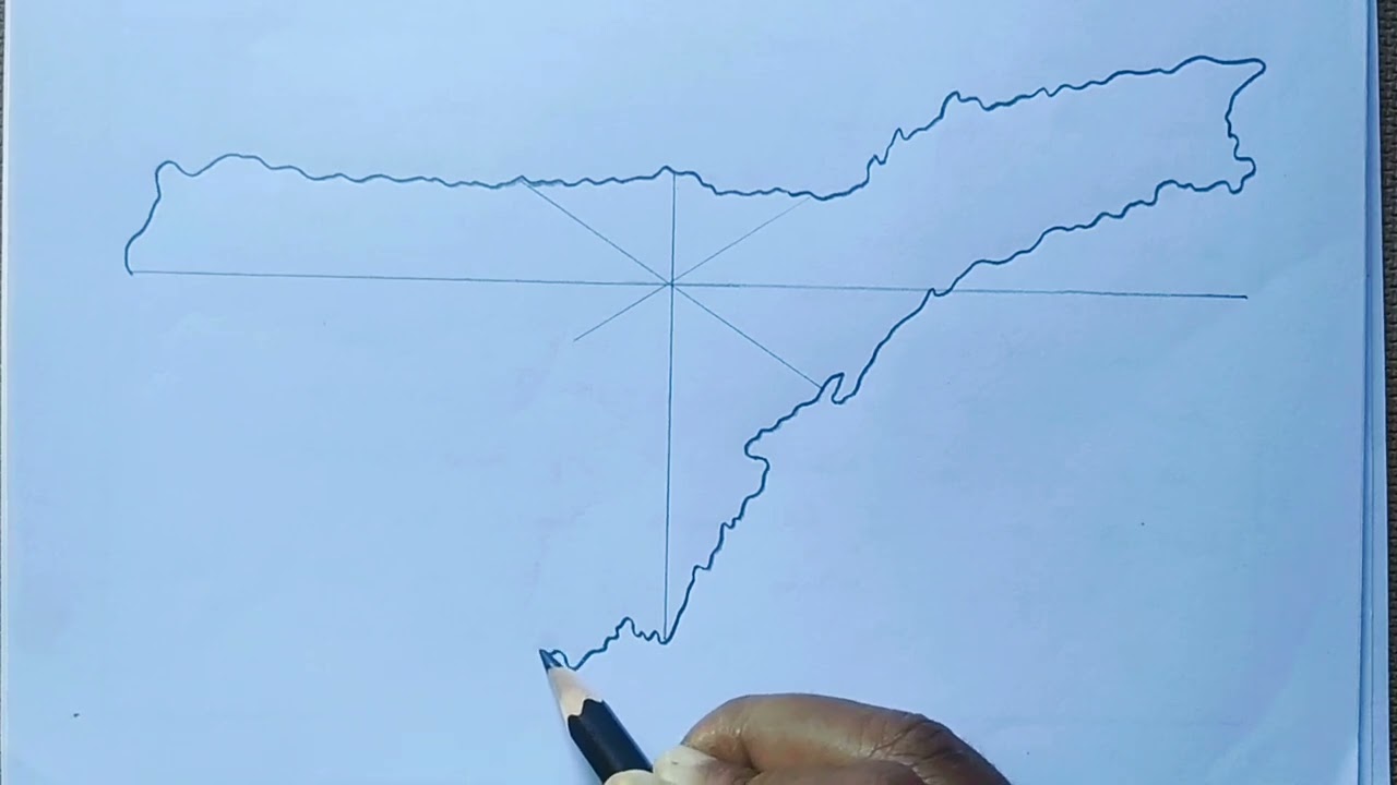 ASSAM map drawing EASY trick !! @BinitaSarkar-l3w