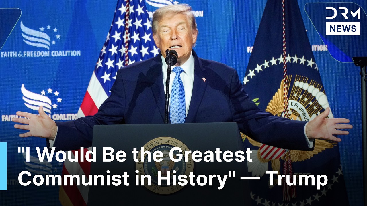 Trump Warns Communism Is the Greatest Threat to U.S. During Faith & Freedom Coalition Speech | AC1N