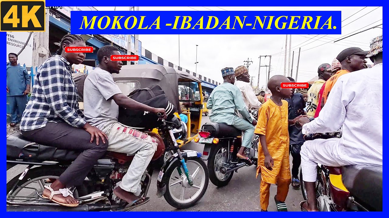 🇳🇬MOKOLA ROUND ABOUT, ADAMASINGBA 4K WALKING TOUR-IBADAN-NIGERIA