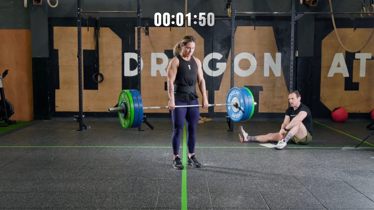 '08 Games Deadlift / Burpee Workout Demo With Jamie Simmonds