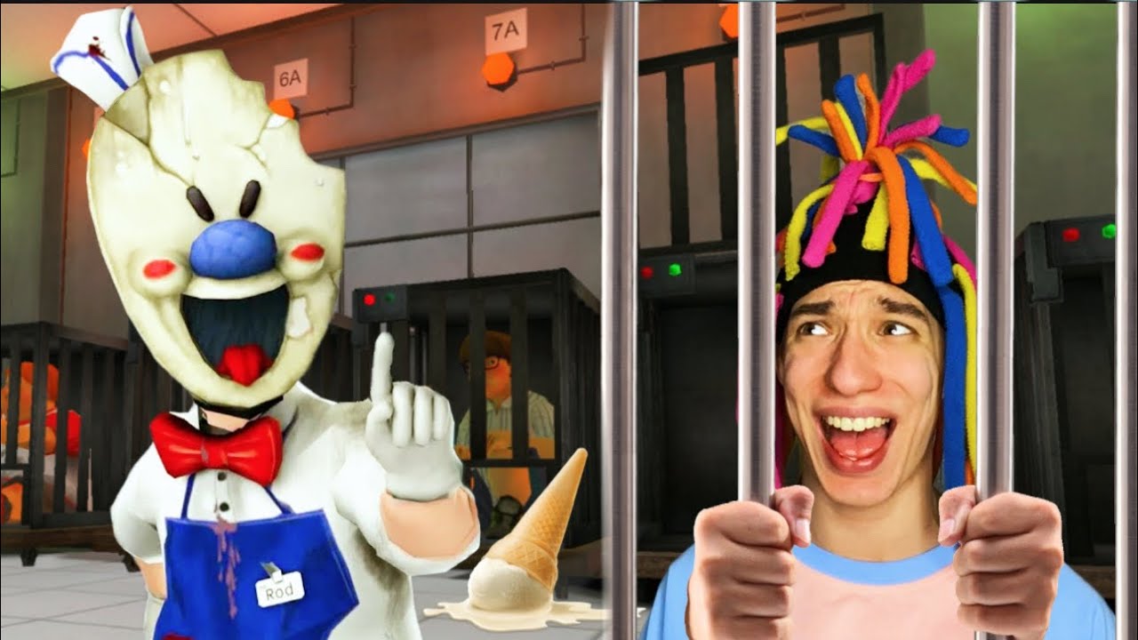 КИТАЙКА СПАСАЕТ ДРУЗЕЙ ИЗ ТЮРЬМЫ МОРОЖЕНЩИКА!(Ice Scream 4)