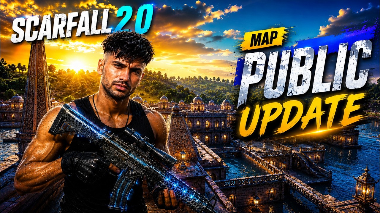 🔥 ScarFall 2.0 NEW UPDATE LIVE 🔥 | OP New Map Gameplay + Intense Battle Royale Action 💥