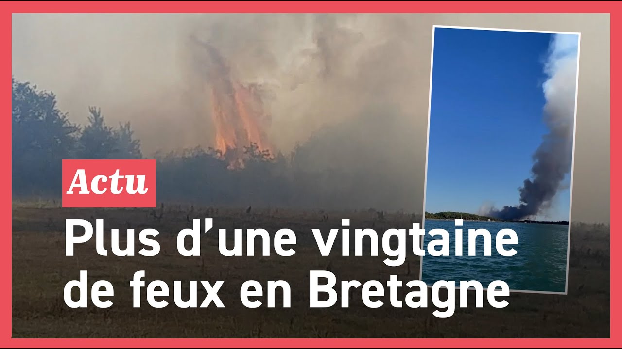 Samedi noir en Bretagne : une série d'incendies frappe les monts d'Arrée et le Morbihan