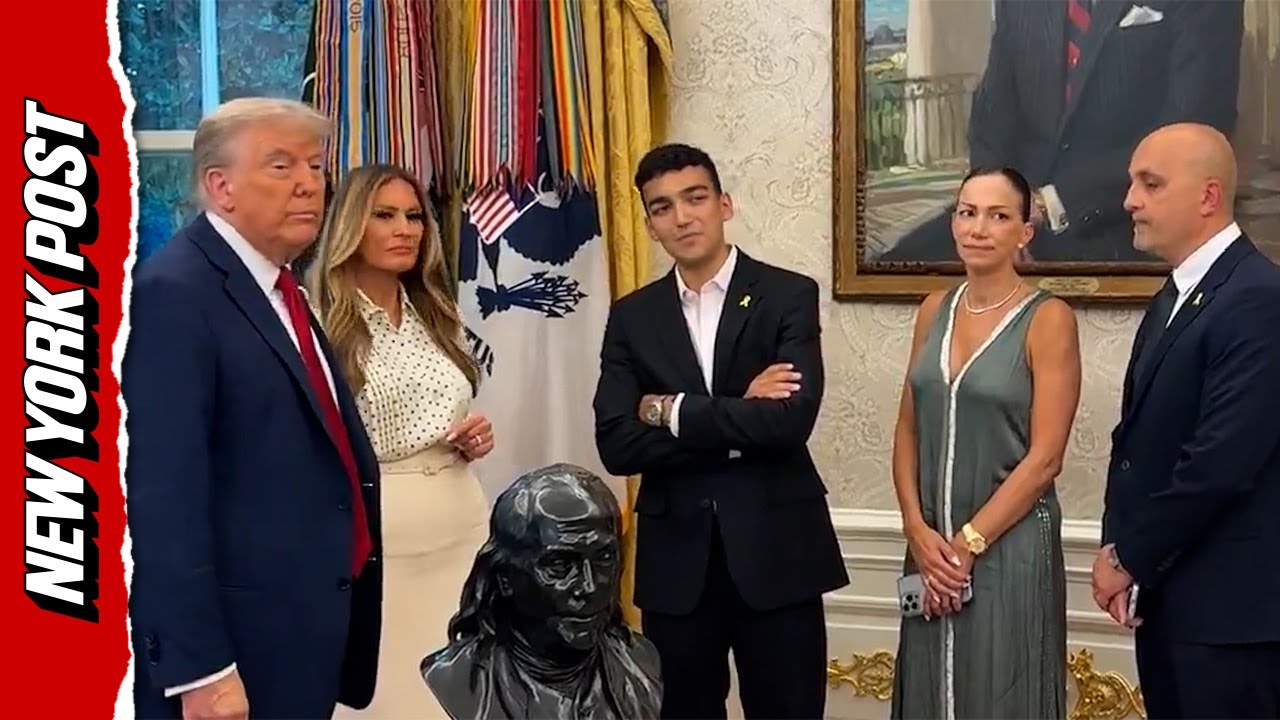 President Trump welcomes freed Hamas hostage Edan Alexander to the White House