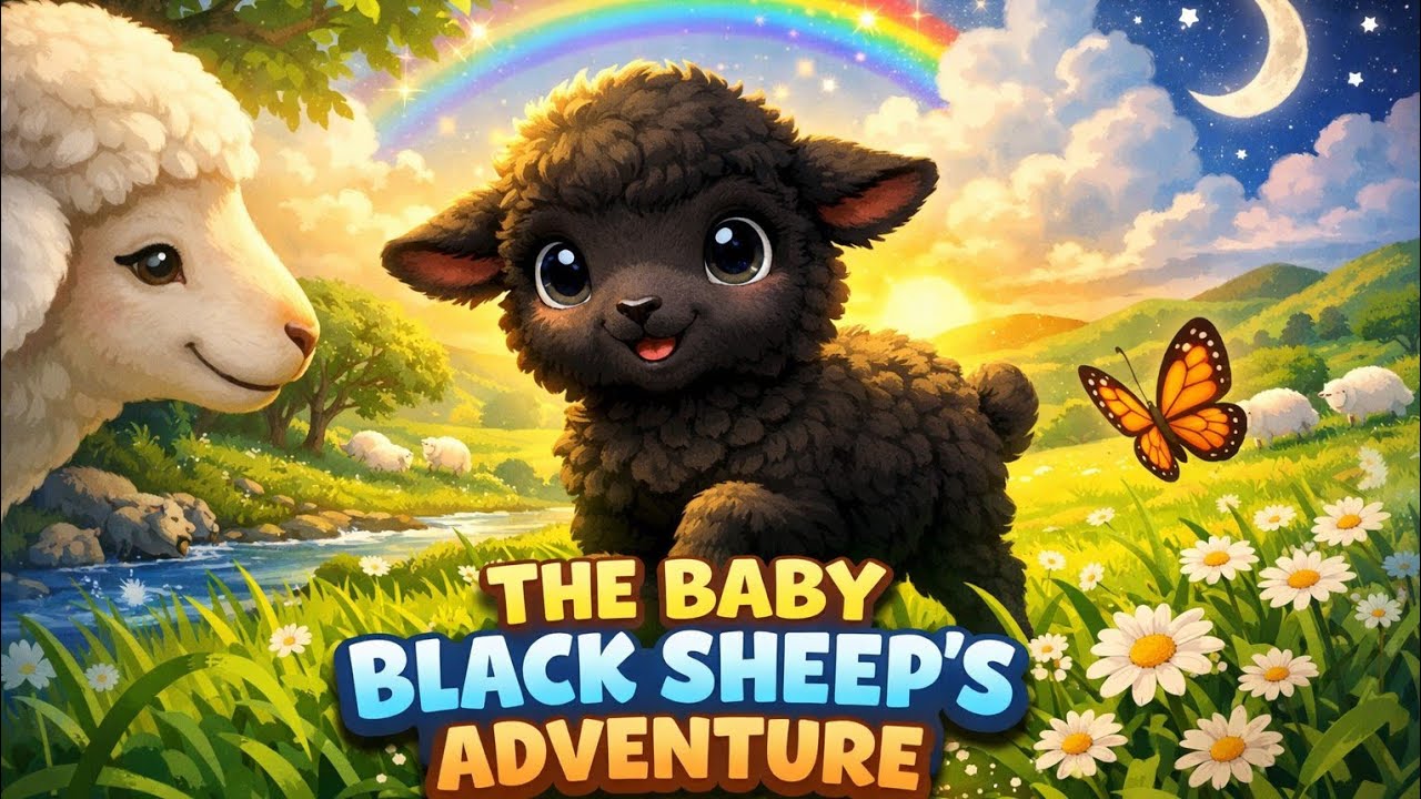 The Little Black Sheep | A Lovely Moral Story for Children