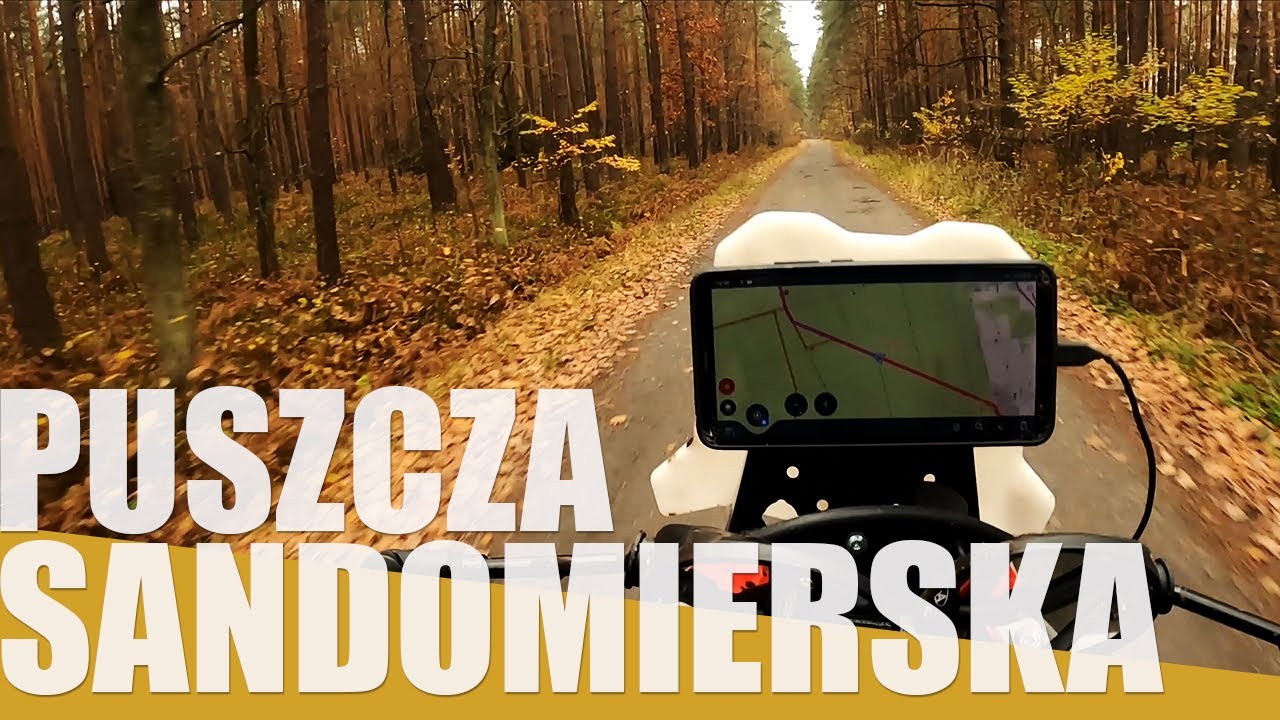 Na 4 motocykle w Puszczy Sandomierskiej. Piękne zakończenie sezonu 2022.