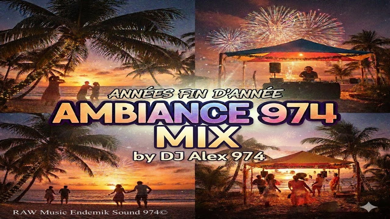 Mix Ambiance 974 by Dj Alex 🇷🇪 | nouveaut&eacute; 974 et Ambiance R&eacute;veillon 2025