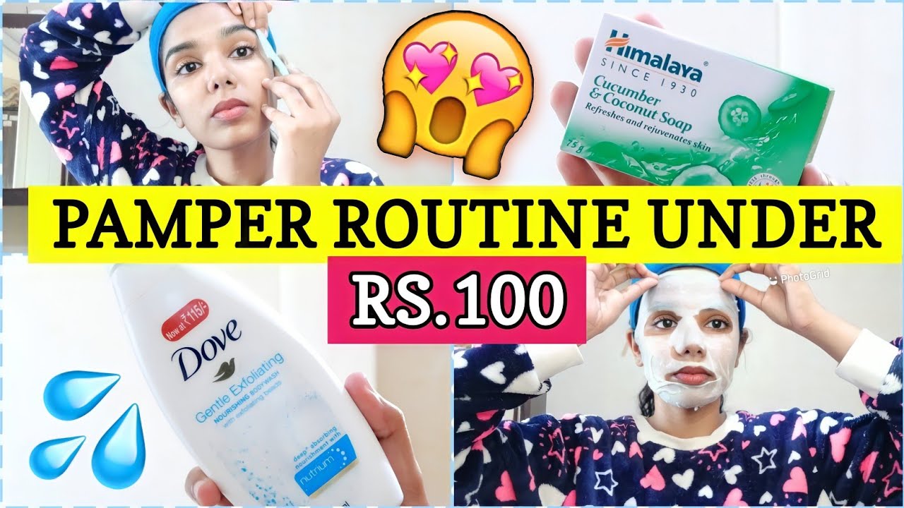 🔥I DID PAMPER ROUTINE *UNDER 100* | Self Care Routine IN TAMIL| bodycare, haircare, Skincare