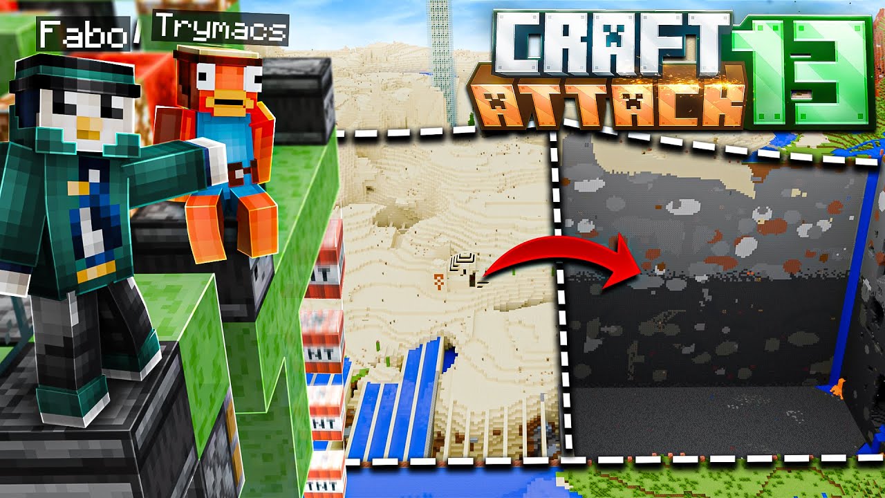 WIR SPRENGEN das GRÖßTE LOCH in CRAFT ATTACK 13