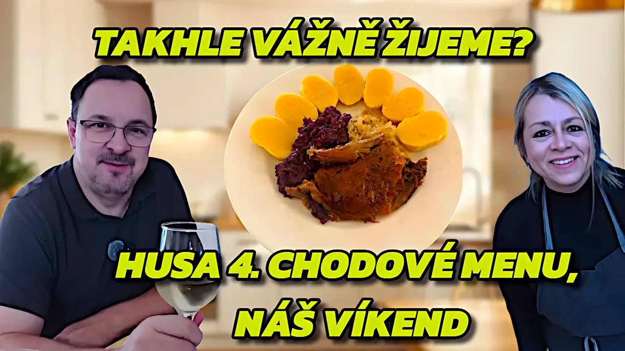Jak vypadá náš víkend? Svatomartinská husa a 4 chodové menu! Naše práce a rodina.