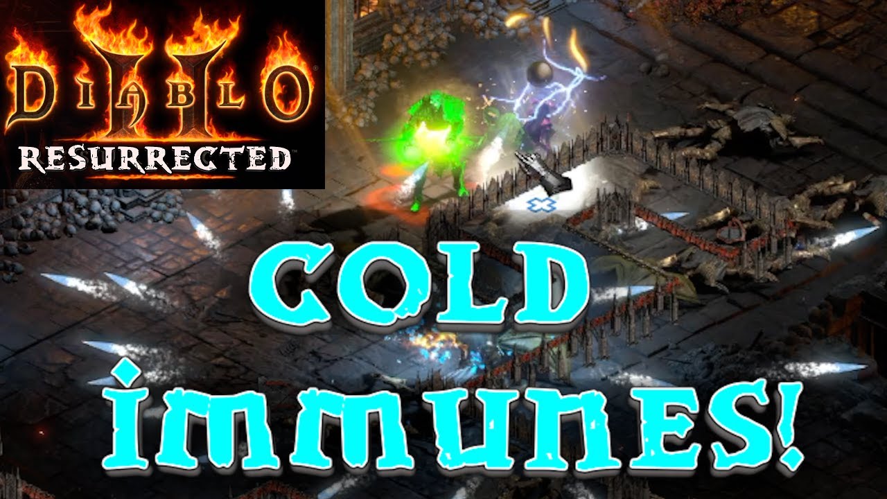 Diablo 2 Resurrected:  Dealing With Cold Immunes as a Frozen Orb Sorceress!