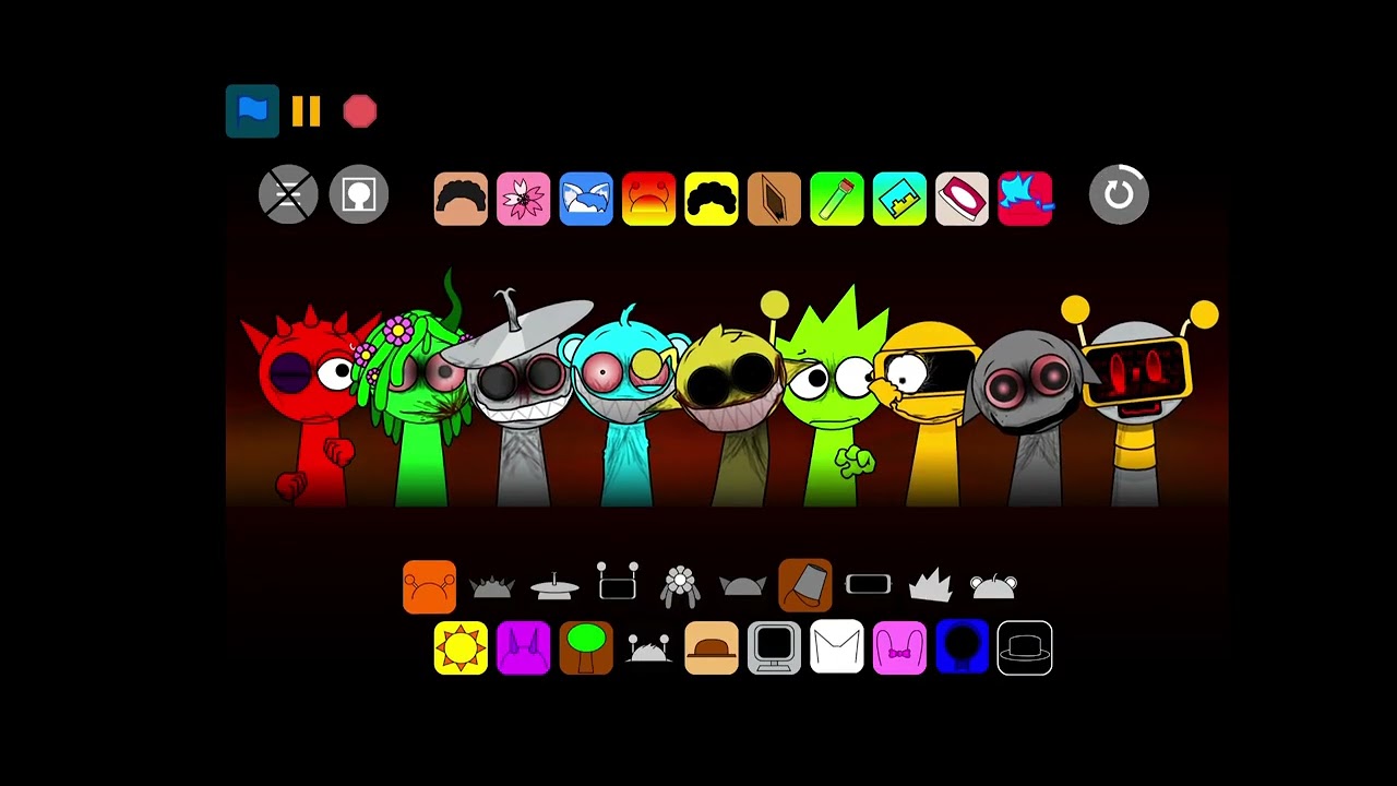 Their ŦŐŎ Crazy!? (Sprunki mode)