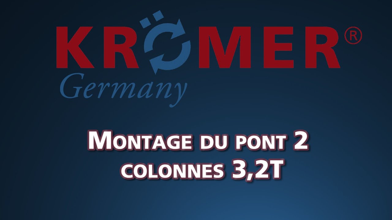 Montage du pont 2 colonnes 3,2T KHG2015TP-3.2T